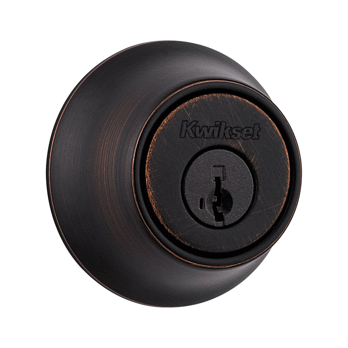 Kwikset 665-11PS.DS Double Cylinder Deadbolt SmartKey with RCAL Latch and Dual RCS and 5303 Full Lip Strike Venetian Bronze Finish