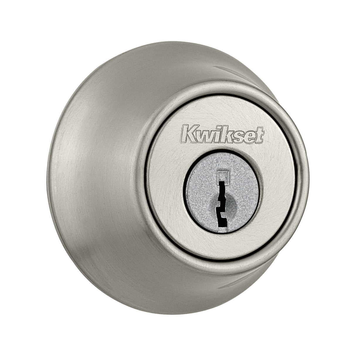 Kwikset 665-15.DS Double Cylinder Deadbolt with RCAL Latch and Dual RCS and 5303 Full Lip Strike Satin Nickel Finish