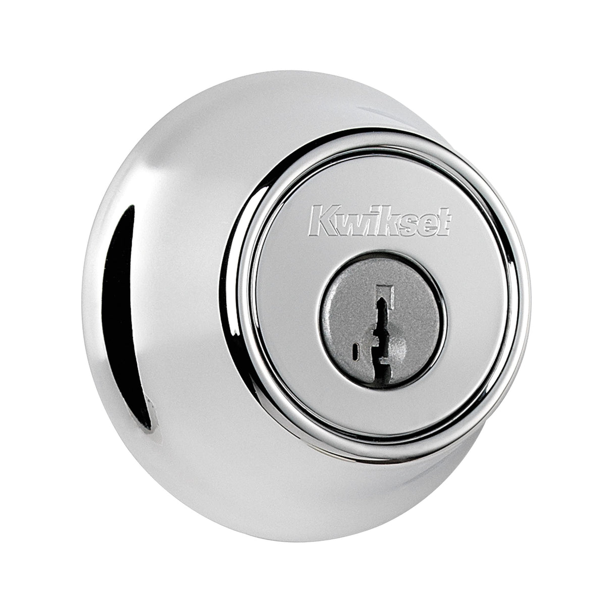 Kwikset 665-26S.DS Double Cylinder Deadbolt SmartKey with RCAL Latch and Dual RCS and 5303 Full Lip Strike Bright Chrome Finish