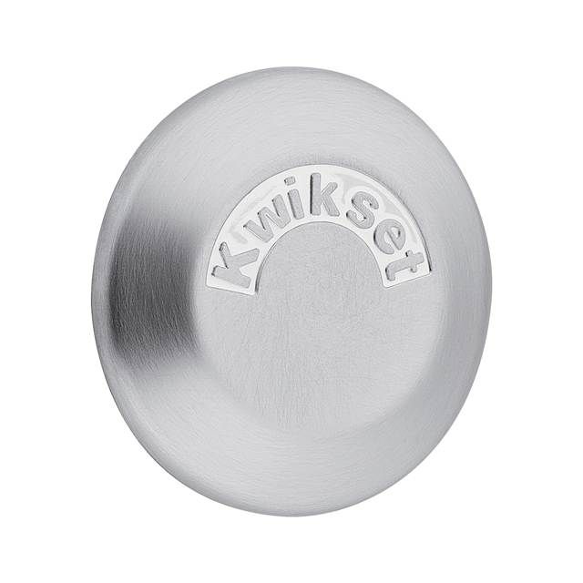 Kwikset 667-26D.DS One Sided Turn Deadbolt with Blank Plate with RCAL Latch and Dual RCS and 5303 Full Lip Strike Satin Chrome Finish