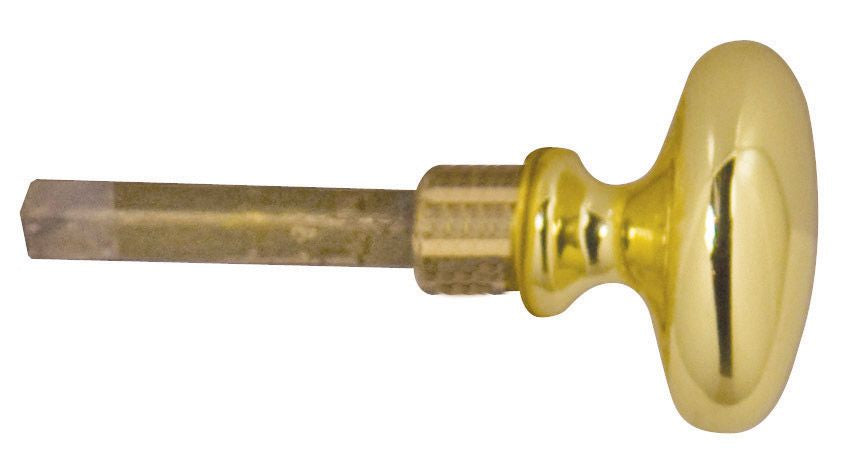Baldwin 6721003 Turn Knob for a 6751 and 6756 Lifetime Brass Finish