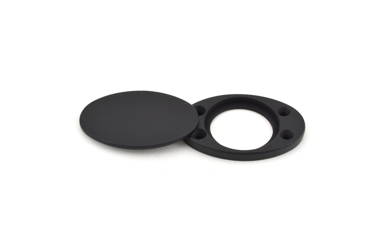 Baldwin 6755190 Cylinder Lock Cover Plate Satin Black Finish