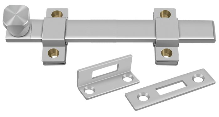 Deltana 6SSB32D 6" Heavy Duty Security Bolt; Satin Stainless Steel Finish Main image
