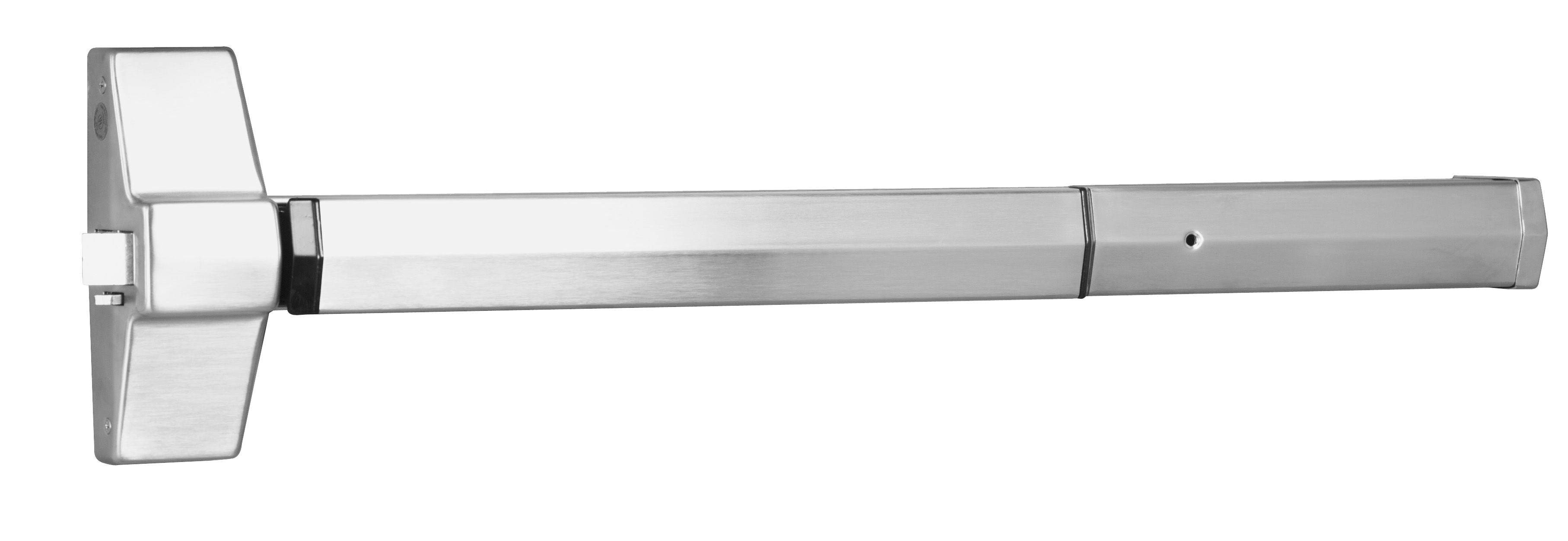 ASSA Abloy Accentra 7100F36630 Fire Rated 3' Rim Exit Only Exit Device US32D (630) Satin Stainless Steel Finish Main image