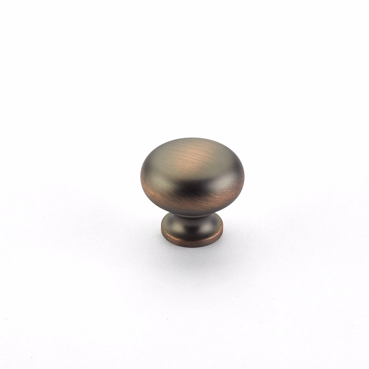 Schaub 719-AUB 1-3/8" Oval Country Traditional Cabinet Knob Aurora Bronze Finish