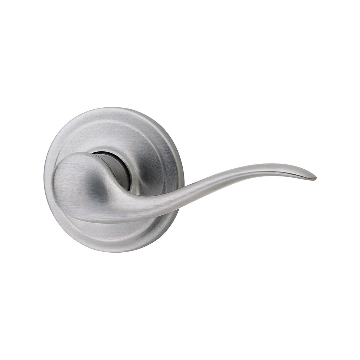 Kwikset 720TNL-26D Tustin Lever Passage Door Lock with 6AL Latch and RCS Strike Satin Chrome Finish