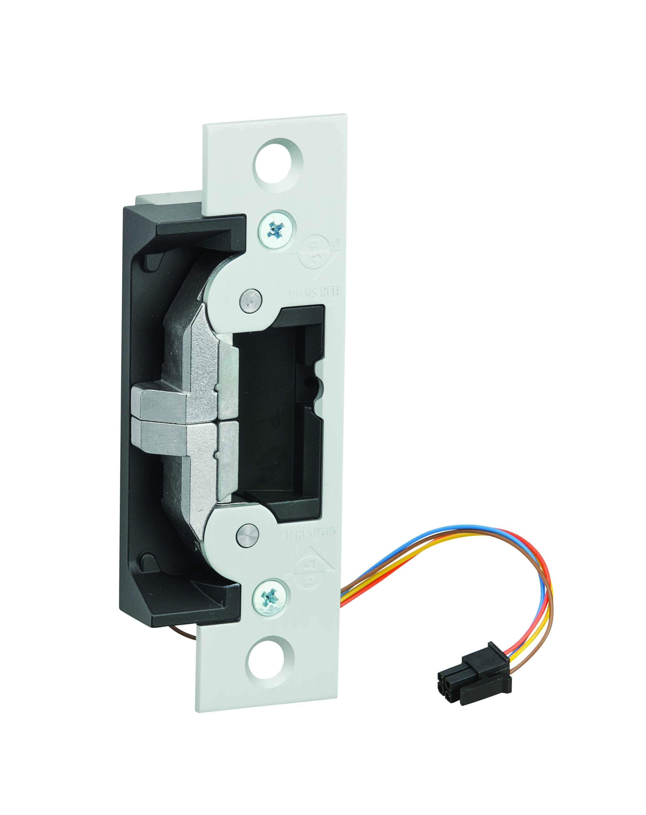 Adams Rite 7440628 Ultraline Electric Strike for Steel and Wood Jambs Clear Anodized Aluminum Finish Main image
