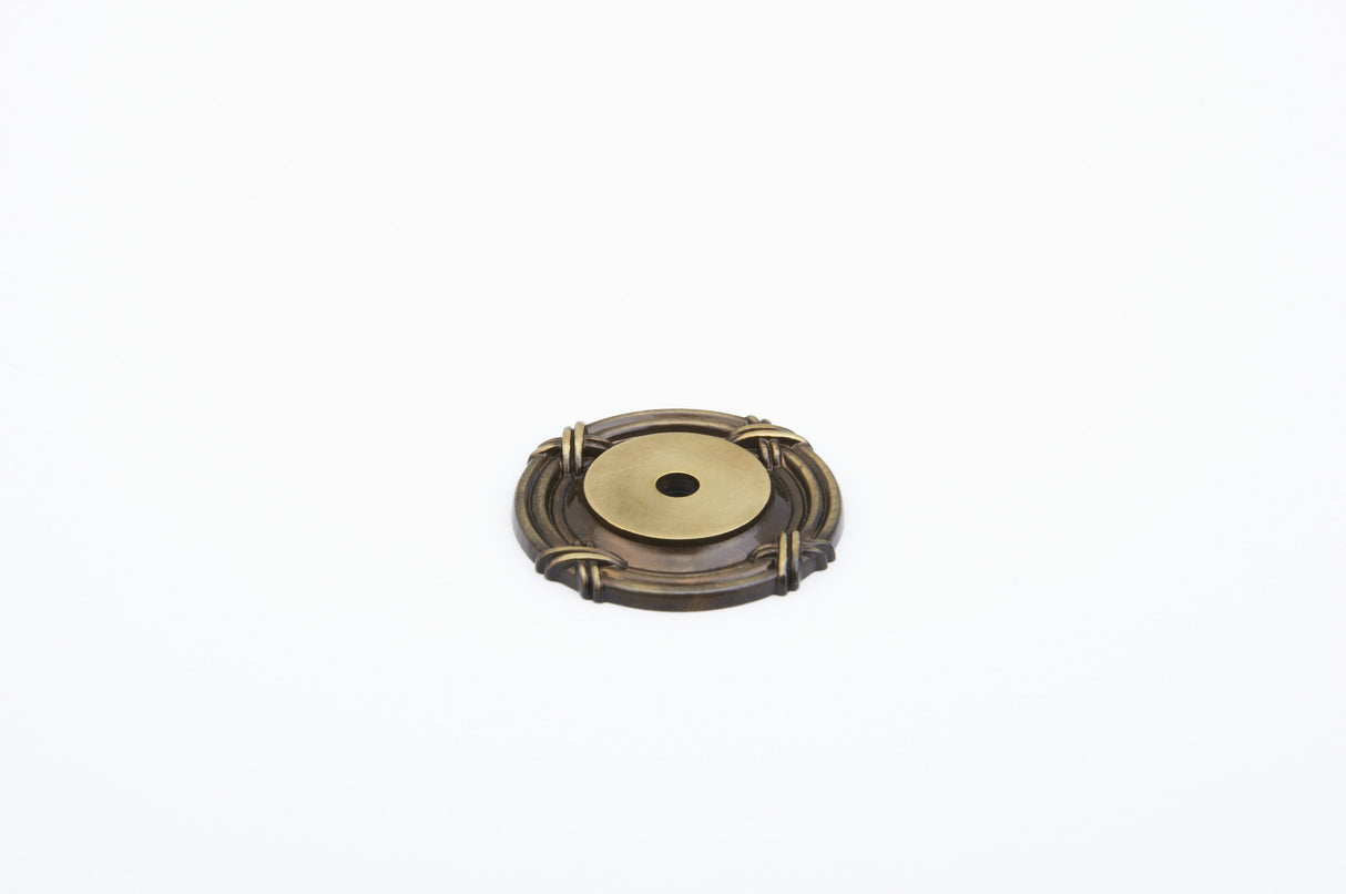 Schaub 756-ALP 1-1/2" Versailles Backplate Antique Light Polish Finish