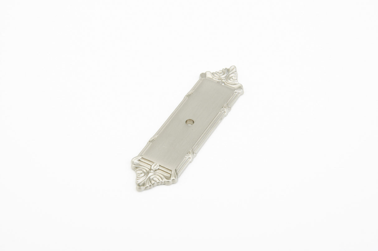 Schaub 761-15 4-1/4" Versailles Backplate Satin Nickel Finish
