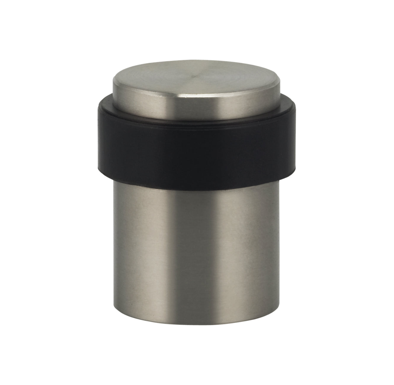 Omnia 7610/35.32D 1" x 1-3/8" Modern Floor Stop Satin Stainless Steel Finish Main image