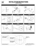 MEGA HANDLES Buena Door Knob Handle Entry/ Passage/ Privacy/ Dummy