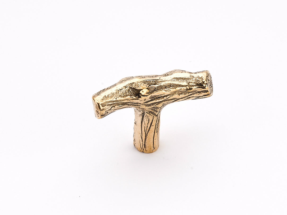 Schaub 768-NB 2" Mountain Twig Cabinet Knob Natural Bronze Finish