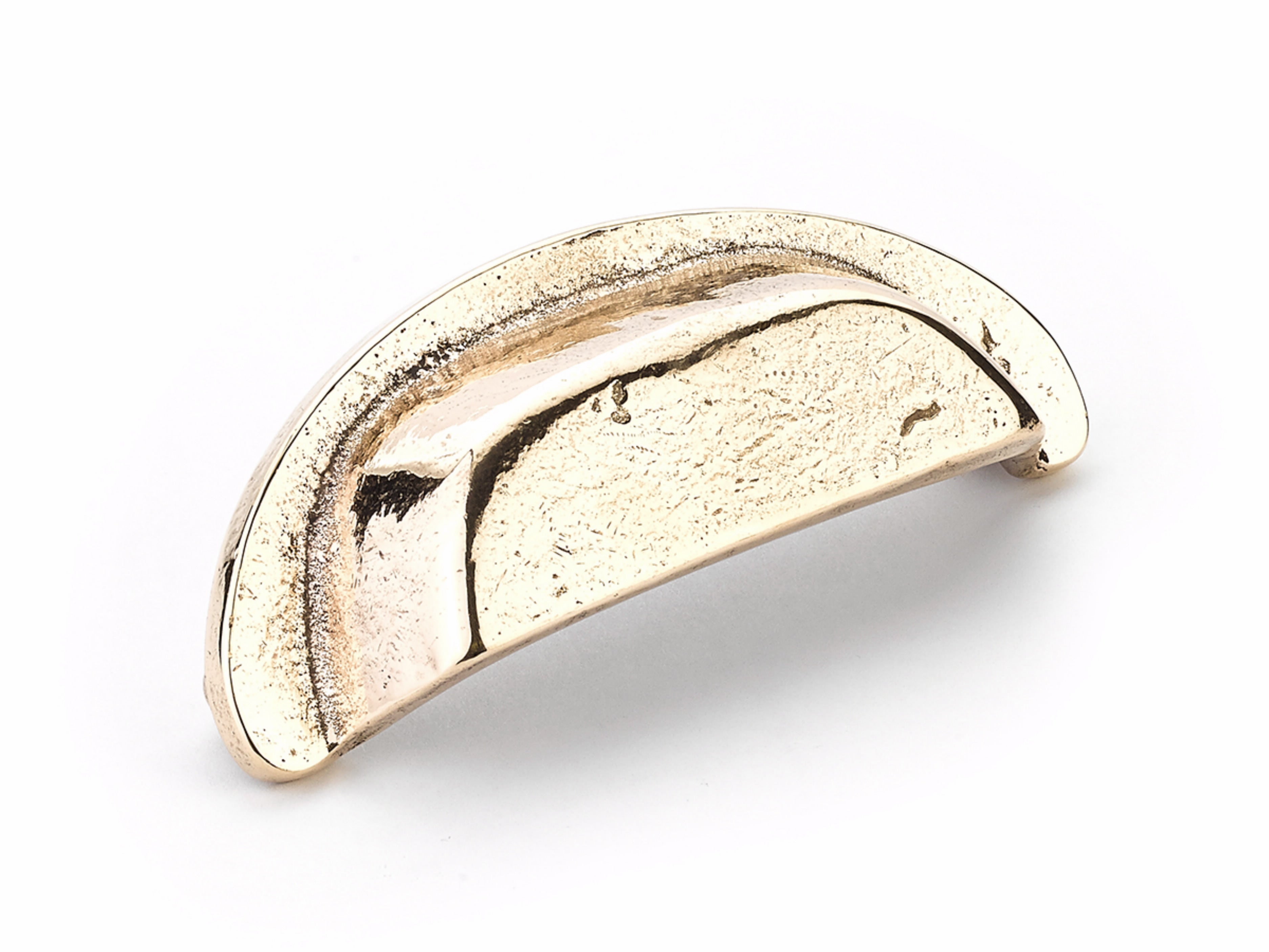 Schaub 775-NB 3-1/2" Center to Center Mountain Cup Pull Natural Bronze Finish