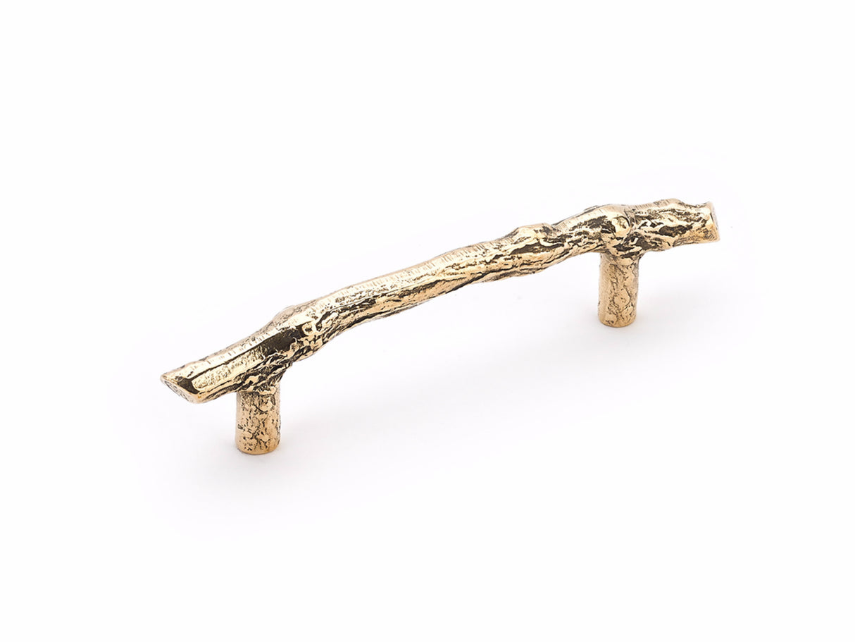 Schaub 783-NB 4" Center to Center Mountain Twig Cabinet Pull Natural Bronze Finish