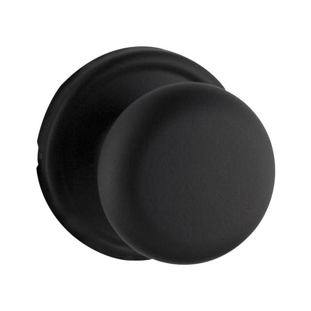 Kwikset 788H-514 Hancock Knob Half Dummy Lock Matte Black Finish