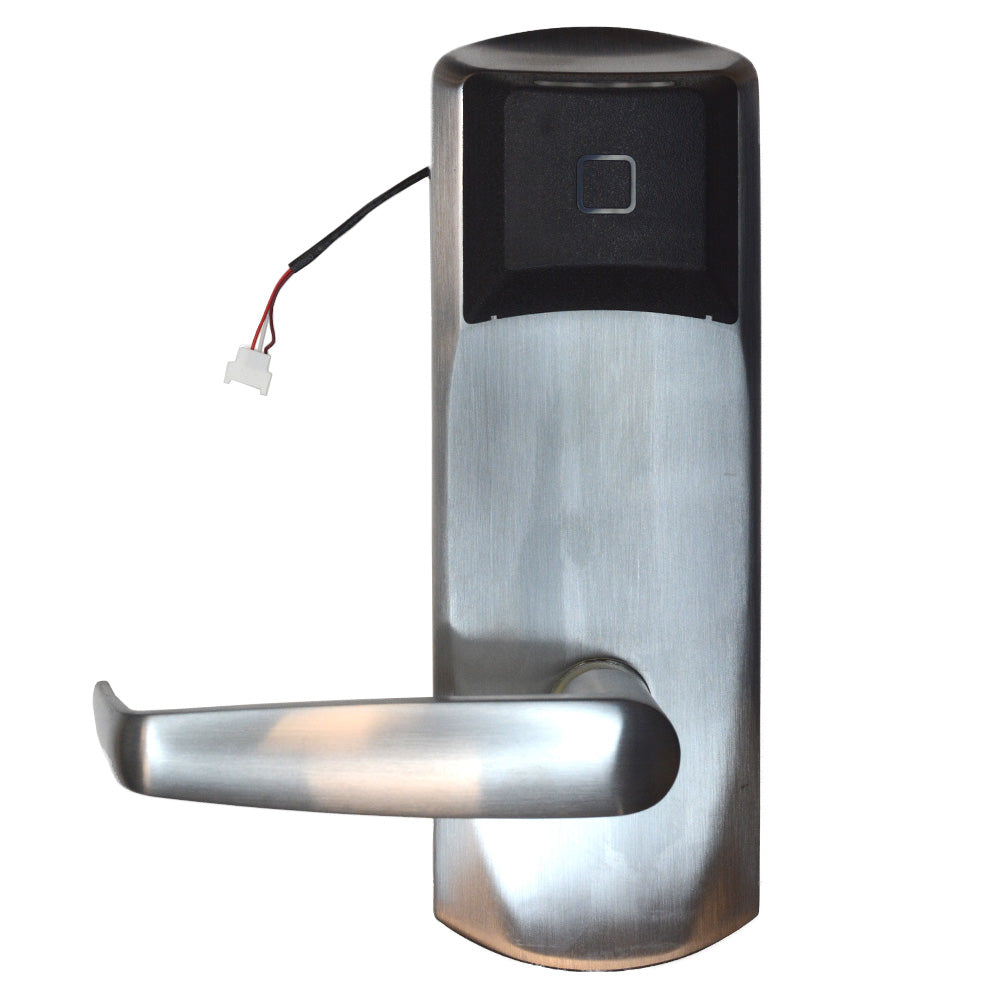 Dormakaba 79PS112T1EL32626 RT Plus Standalone Utility RFID Proximity Mortise Lockset With No Deadbolt; 1-1/4" ASM; Long Lever; Toggle; Bluetooth (BLE); Electronic Lock Override (ELO); Left Hand or Right Hand Reverse; (626) Satin Chrome Finish Main image