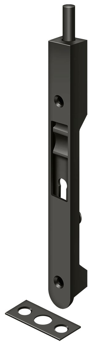 Deltana 7FBR10B 7" Flush Bolt; Heavy Duty; Oil Rubbed Bronze Finish Main image