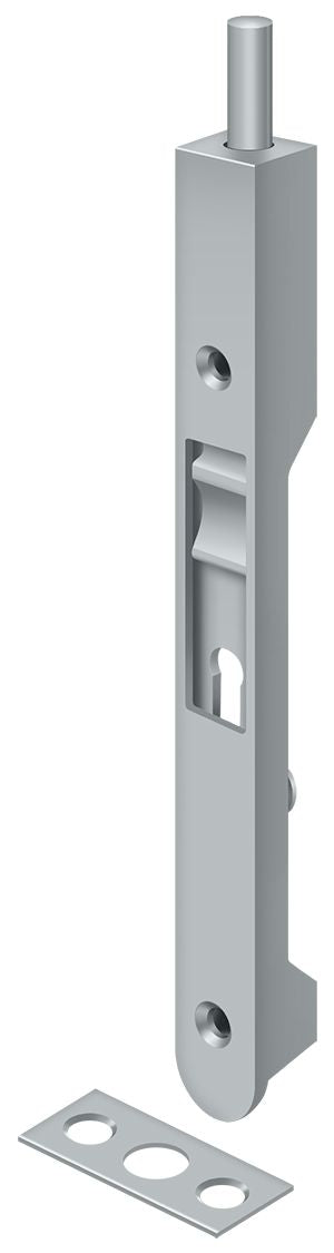 Deltana 7FBR26D 7" Flush Bolt; Heavy Duty; Satin Chrome Finish Main image