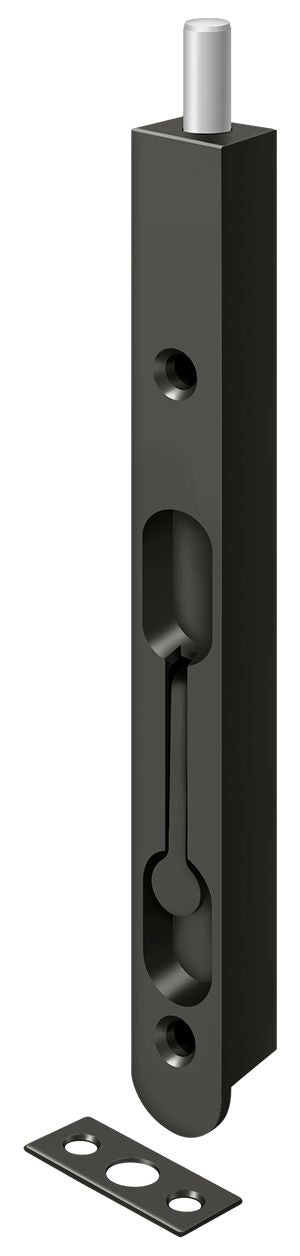 Deltana 7FBZ10B 7" Flush Bolt; Zinc; Oil Rubbed Bronze Finish Main image