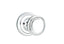 Emtek 8100NWUS26 Norwich Knob 2-3/8" Backset Passage with Regular Rose for 1-1/4" to 2" Door Polished Chrome Finish