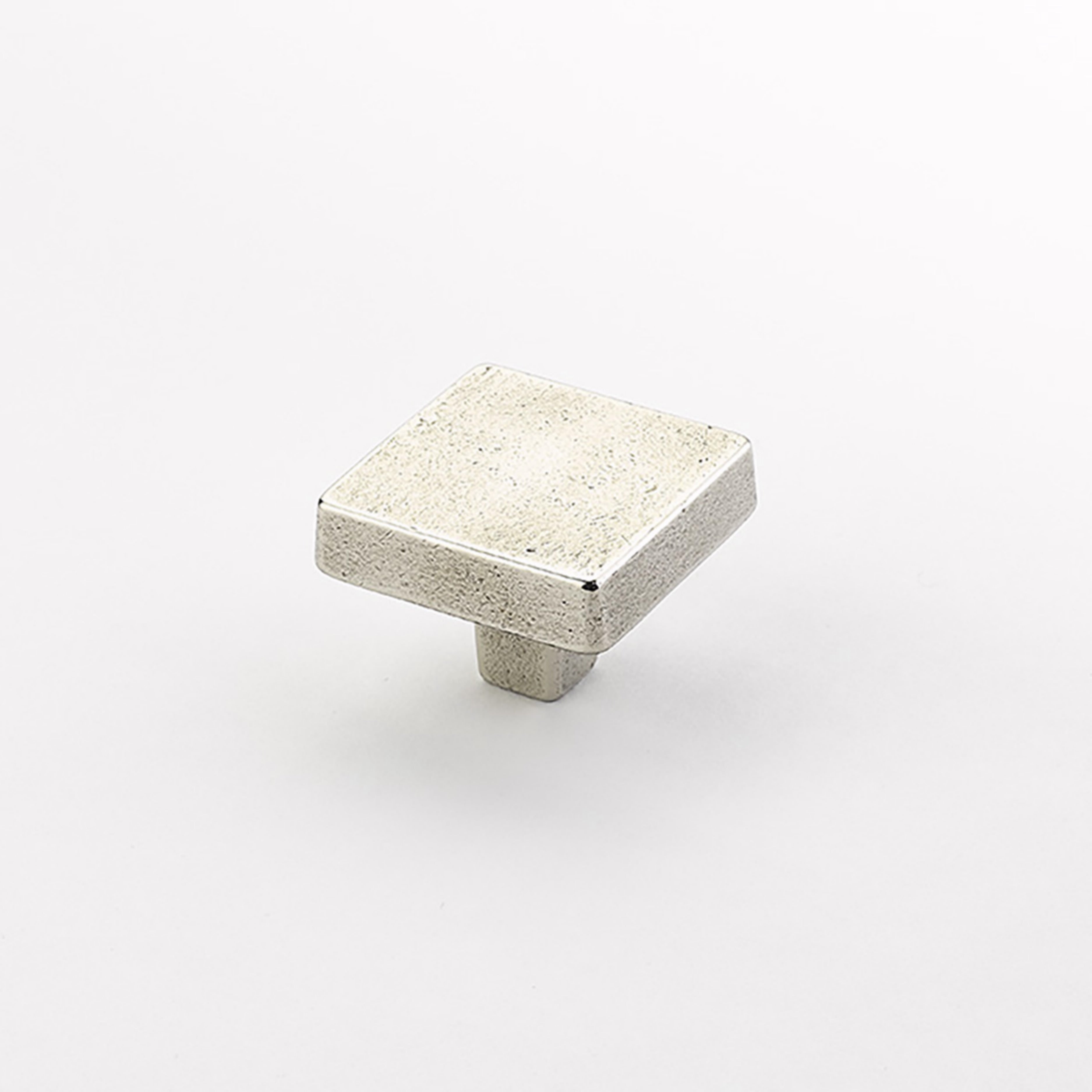 Schaub 815-PWB 1-3/4" Diameter Large Square Vinci Cabinet Knob Polished White Bronze Finish