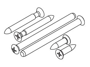 Kwikset 81711-690 Combo Screws Dark Bronze Finish