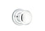 Emtek 8200PUS26 Providence Knob 2-3/8" Backset Privacy with Regular Rose for 1-1/4" to 2" Door Polished Chrome Finish