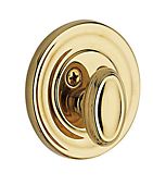 Baldwin 8231003PAT Traditional 2-1/8" Patio Deadbolt Lifetime Brass Finish