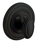 Baldwin 8231190PAT Traditional 2-1/8" Patio Deadbolt Satin Black Finish