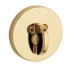Baldwin 8241003PAT Contemporary 2-1/8" Patio Deadbolt Lifetime Brass Finish