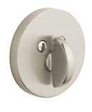 Baldwin 8241056PAT Contemporary 2-1/8" Patio Deadbolt Lifetime Satin Nickel Finish
