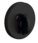 Baldwin 8241190PAT Contemporary 2-1/8" Patio Deadbolt Satin Black Finish