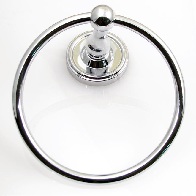 Rusticware 8286CH Midtowne Towel Ring Bright Chrome Finish