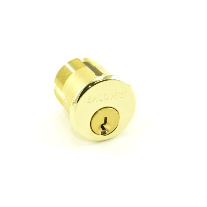 Baldwin 8324003 1-3/8" Mortise Cylinder Lifetime Brass Finish