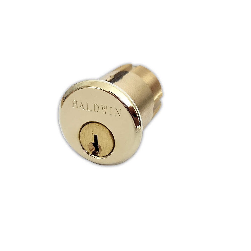 Baldwin 8326003 1-5/8" Mortise Cylinder Lifetime Brass Finish