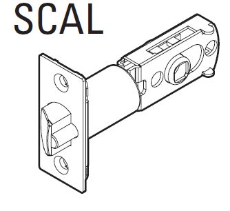 Kwikset 83517-003 UL Adjustable Square Corner Deadlatch Satin Nickel Finish
