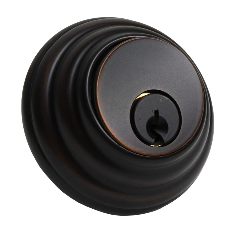 Emtek 8455US10B Low Profile Single Cylinder Deadbolt for 1-3/4" Door Oil Rubbed Bronze Finish Main image