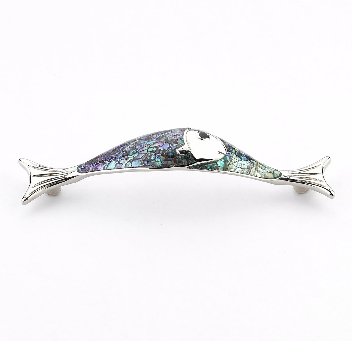 Schaub 850-IM-PN 4-1/2" Center to Center Imperial Shell Fish Cabinet Pull Polished Nickel Finish