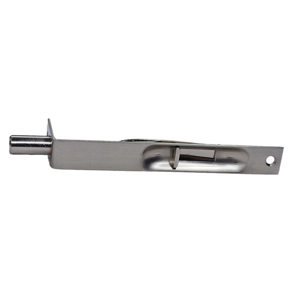 Emtek 8501US15 6" Square Corner Flush Bolt Satin Nickel Finish Main image