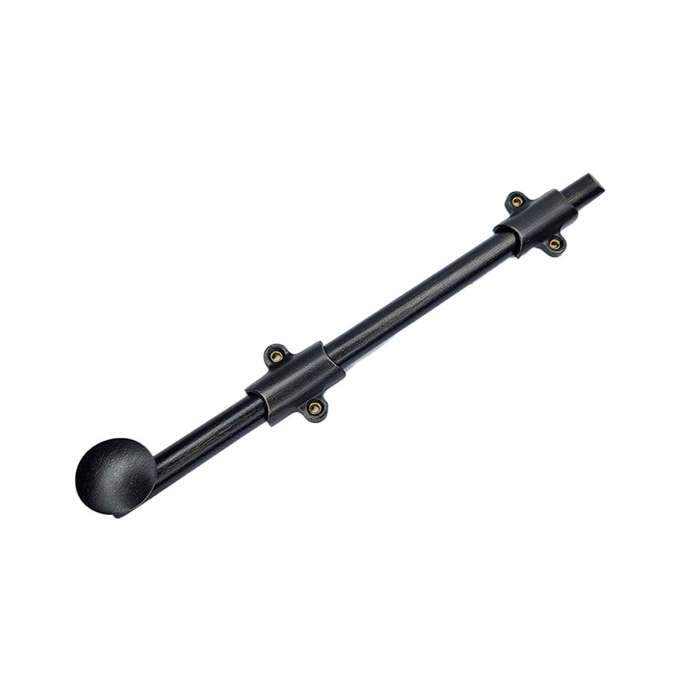 Emtek 8512MB 12" Surface Bolt with 3 Strikes Medium Bronze Finish Main image