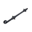 Emtek 8512MB 12" Surface Bolt with 3 Strikes Medium Bronze Finish