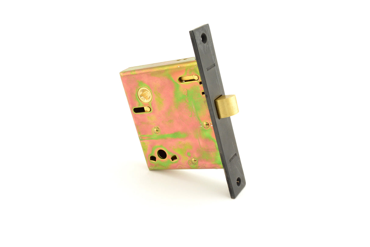 Baldwin 8535102R Right Hand Interior Passage Lever x Lever 2-1/2" Backset Mortise Lock Body Oil Rubbed Bronze Finish