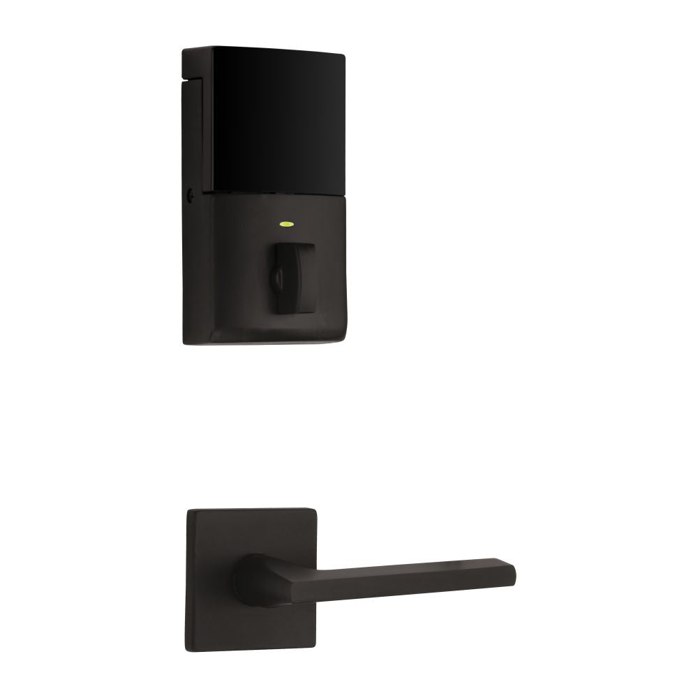 Baldwin 85392102LENT Minneapolis Full Escutcheon Left Hand Single Cylinder Entry Tubular Handleset with 5162 Lever Oil Rubbed Bronze Finish