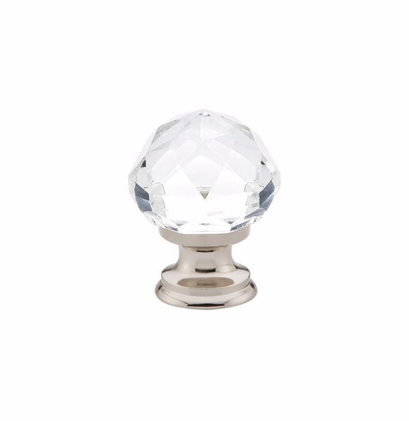 Emtek 86003US14 Diamond 1" Cabinet Knob Polished Nickel Lifetime Finish Main image