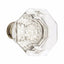 Emtek 86028US14 Old Town Clear 1-3/4" Cabinet Knob Polished Nickel Lifetime Finish