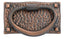 Emtek 86041US10B Hammered Oval Cabinet Pull 3 X 1-3/4" Oil Rubbed Bronze Finish