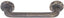 Emtek 86054MB Bronze Rod Cabinet Pull with 3" Center To Center Medium Bronze Finish