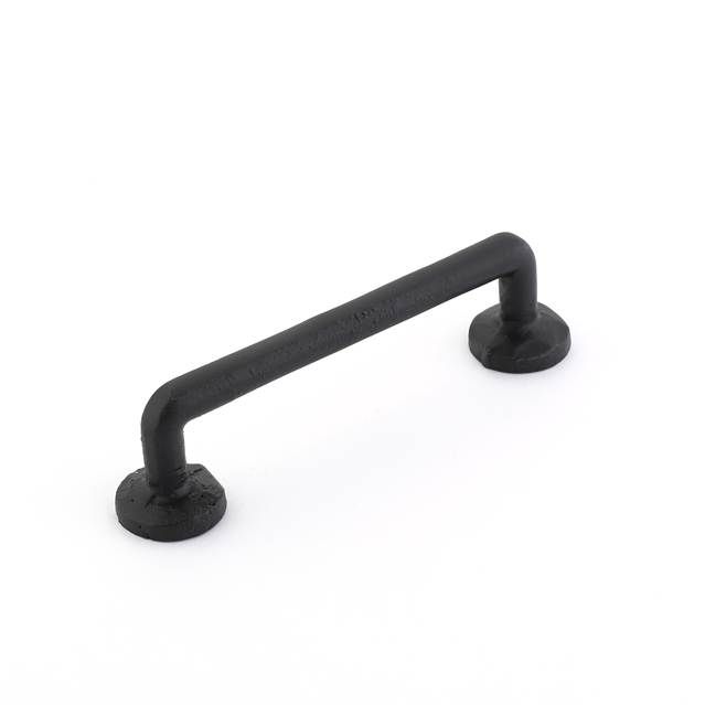 Emtek 86056FB Bronze Rod Cabinet Pull with 4" Center To Center Flat Black Bronze Finish Main image