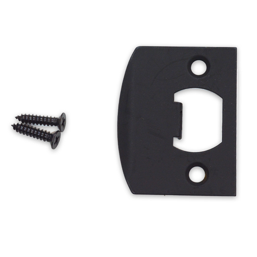 Emtek 86084US10B Square Corner Full Lip Strike for Passage, Privacy or Key-In Sets Oil Rubbed Bronze Finish Main image