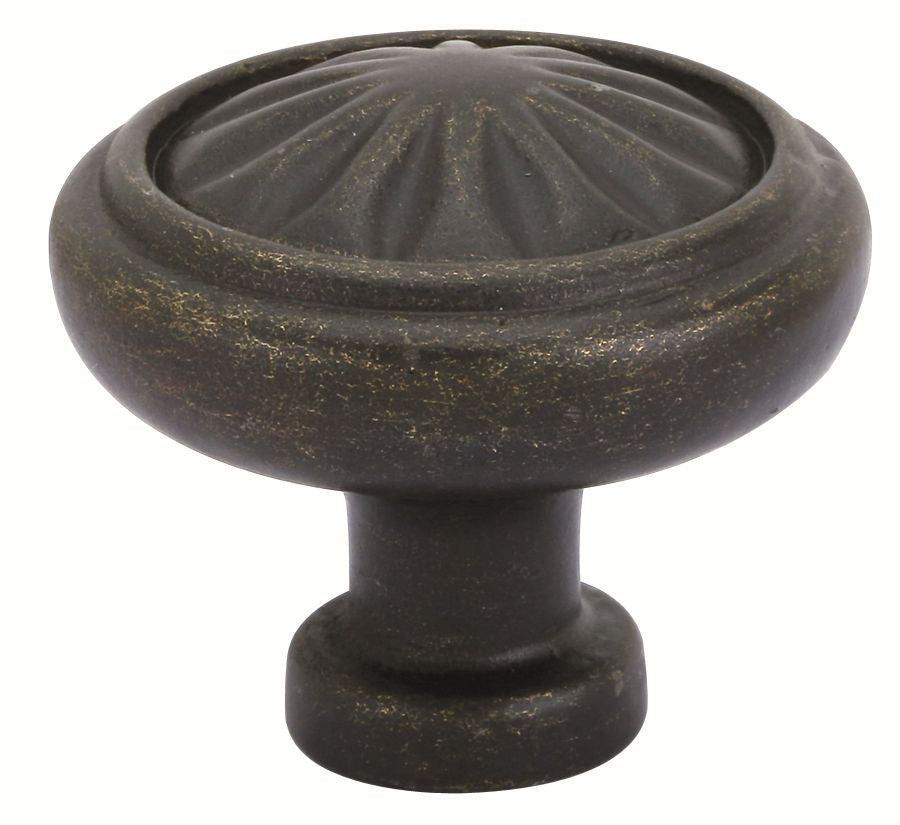 Emtek 86092MB Tuscany Round 1-1/4" Cabinet Knob Medium Bronze Finish Main image
